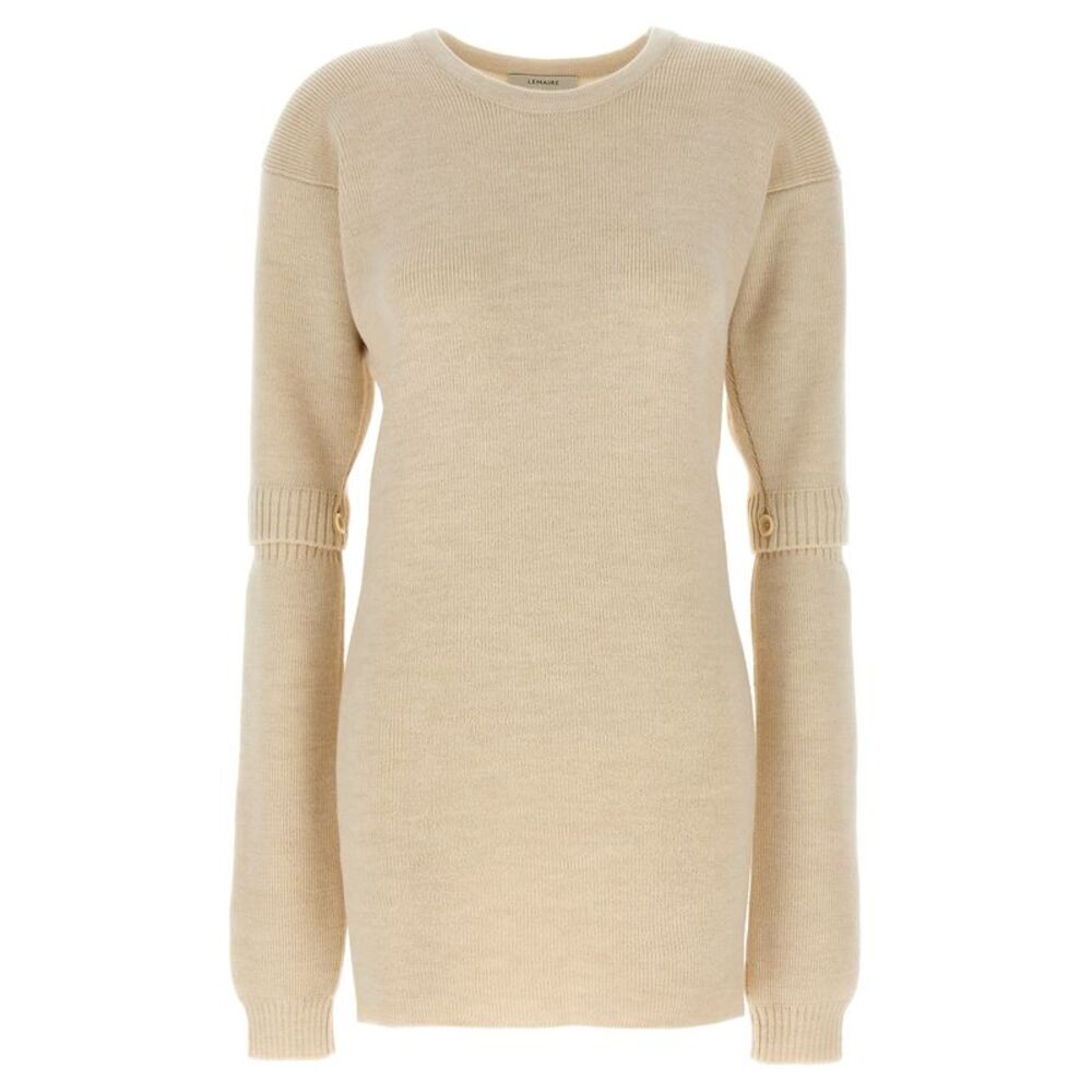 Lemaire White Acetate Short Women's Dress